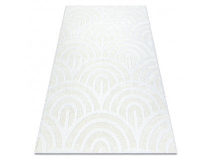 Kremna pravokotna preproga Mode