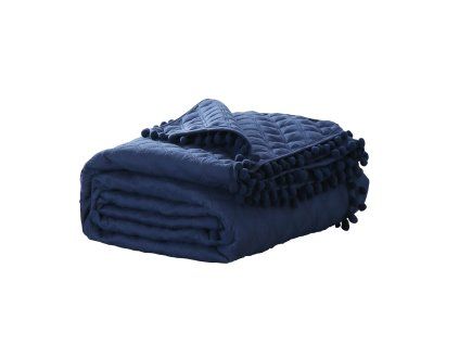Prešita pregrinjalo za posteljo Pompoo
