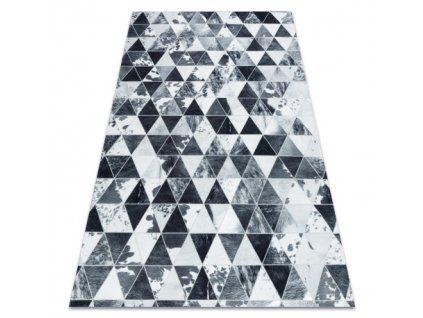 Sivo-bela preproga Patchwork