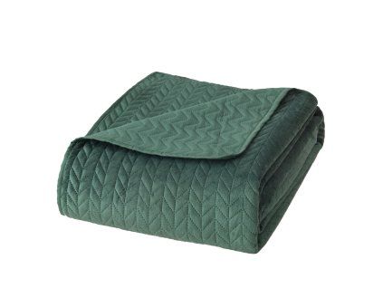 Žametni pregrinjalo za posteljo Moxie