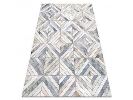 Sivo-bež preproga Patchwork