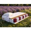 Vzmetnica z žepkastimi vzmetmi s kokosom Dax 80x200x24 cm - prevleka Lavender