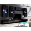 Stenska vitrina Calabrini s sistemom push-to-open