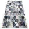 Sivo-bela patchwork preproga André