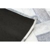 Sivo-bela patchwork preproga Patchwork