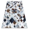 Sivo-rjava patchwork preproga André