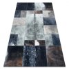 Sivo-črna pravokotna preproga Patchwork