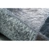 Sivo-črna pravokotna preproga Patchwork