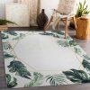 Sivo-zeleni tepih Monstera